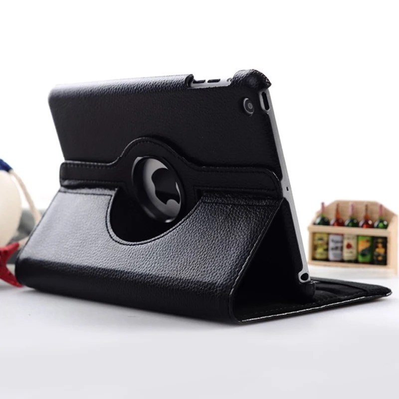 

For ipad Mini1/2/3 Tablet Case 360 Degree Rotating Stand Flip Folio Screen Protector Cover For iPad Mini 2 / Mini 3