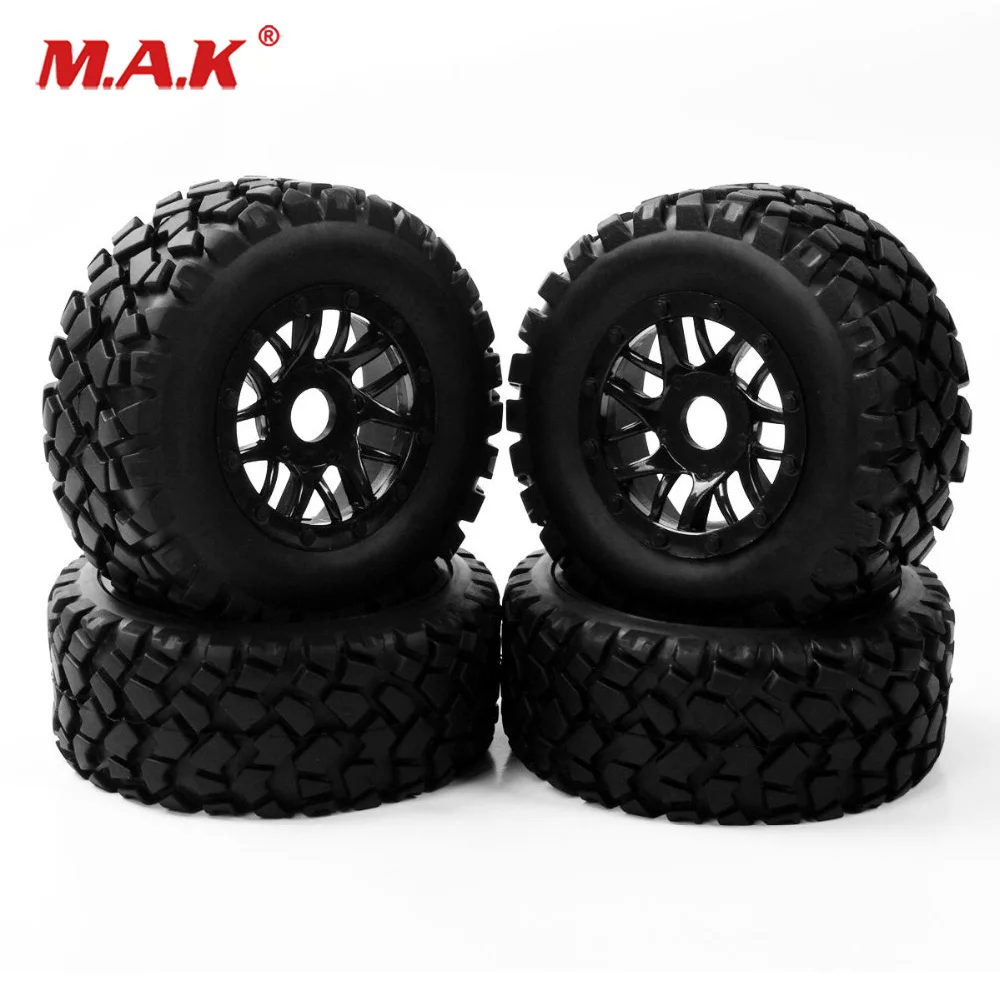 

RC 1:10 Short Course Truck Tires Tyre Wheel Rim 17mm Hex PP0339+PP1003K For TRAXXAS SLASH HPI Rc Car Parts & Accs