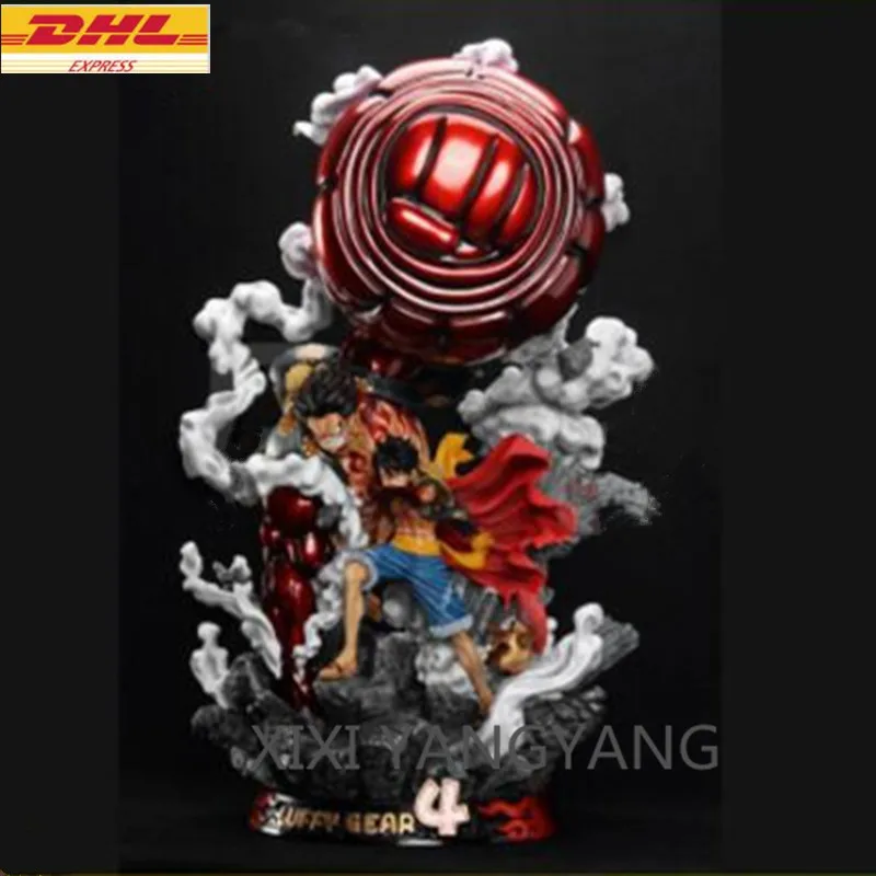 

23.6" ONE PIECE Bust Monkey D. Luffy VS Donquixote Doflamingo Statue Full-length Portrait GK Resin Action Figure Toy Q707