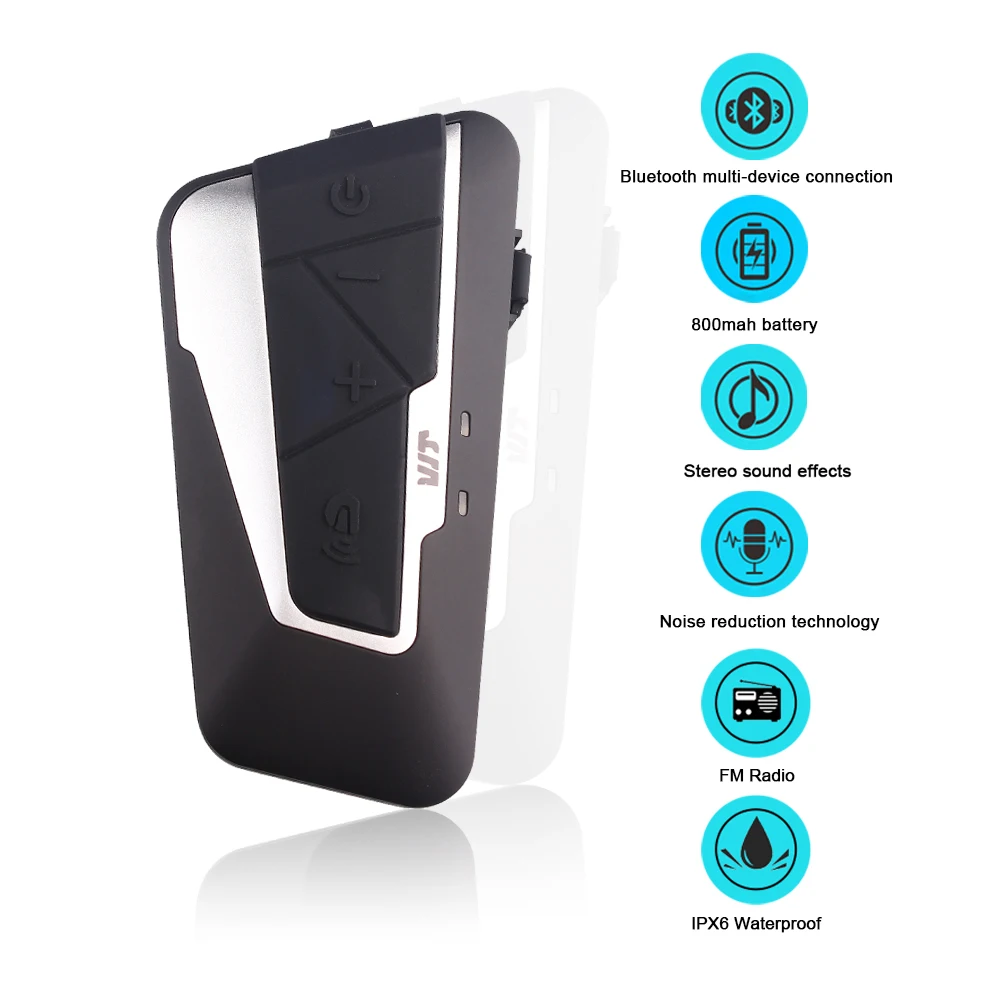 Bluetooth гарнитура Fodsports для мотоциклетного шлема 1200 м|moto interphone|motorcycle intercomintercom moto |