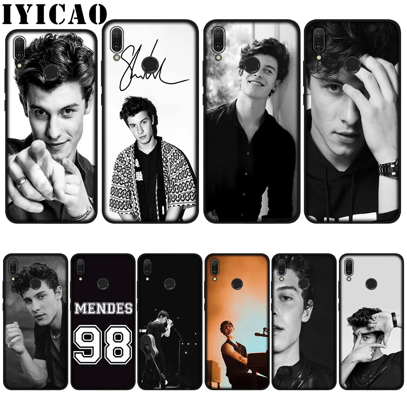 IYICAO Shawn Mendes 98 Soft Case for Huawei P20 Pro P10 P8 P9 P30 Lite Mini 2017 P Smart 2019 Cover |