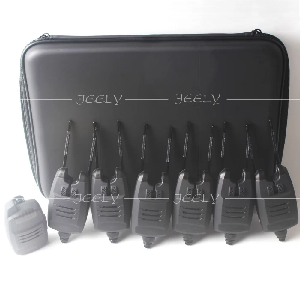 Pesca da Carpa Alarme da Mordida de Pesca Eletrônico com Snag 6 plus 1 e 4 plus 1 Soa e Alarmantes Led sem Fio Jeely Conjunto Alarme Indicador Bar Ouvido 8 High Quality Esporte e Lazer