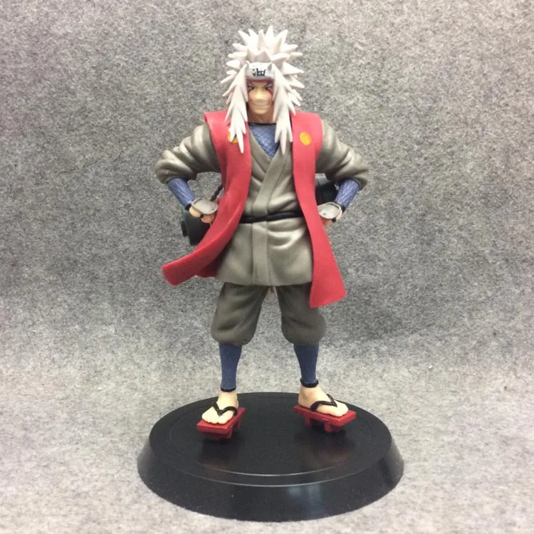 HKXZM аниме 18 см Наруто Shippuden Jiraiya Статуэтка из ПВХ Фигурки игрушки Коллекционная