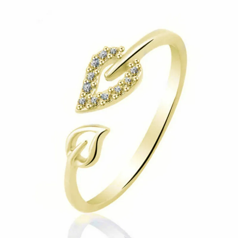 

828 Hot New Elegant Leadership Commitment Gift Shining Bright Elements Rings For Women Lovers Open Ring Hot 2017 Wholesale