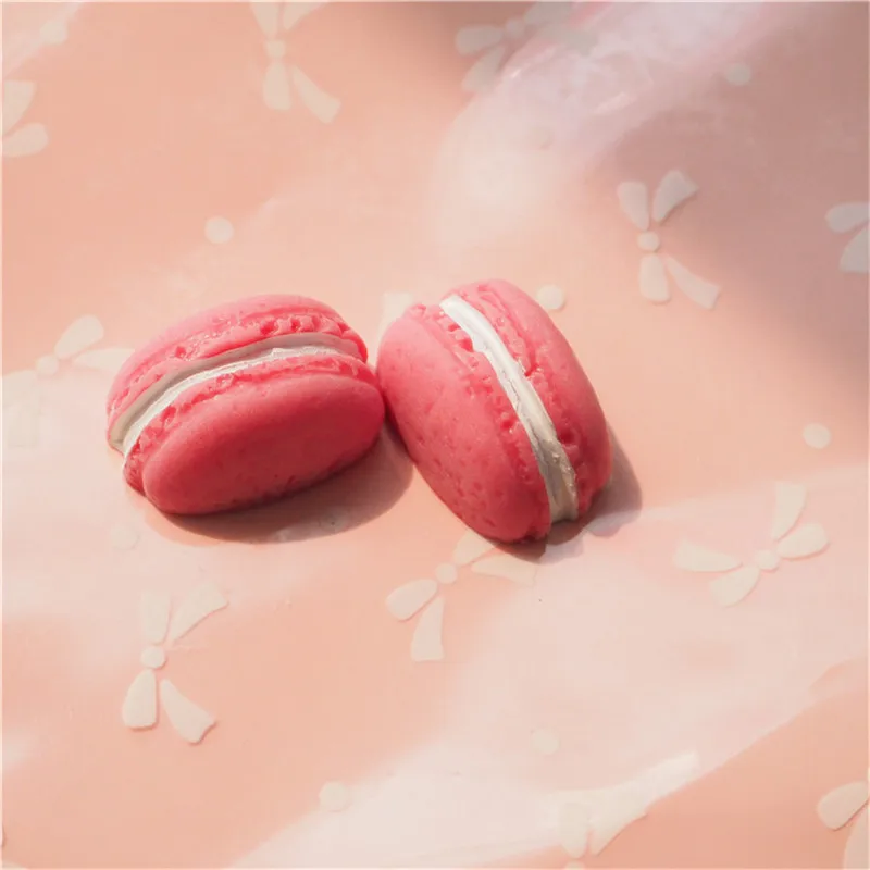 Resin Flatback Simulation Macaroon Cabochon For DIY Craft Accessories Mobile Phone Cover Decoration Key buckle Accessories