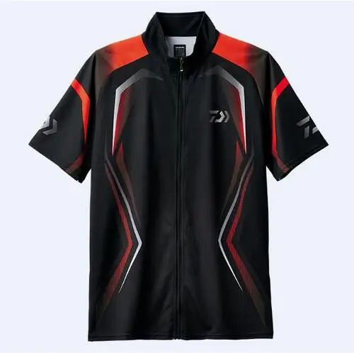 

2018 DAIWA NEW Fishing clothes Short sleeve DE-76008 summer Quick dry Anti-UV DAIWAS Sunscreen Breathable DAWA Free shipping