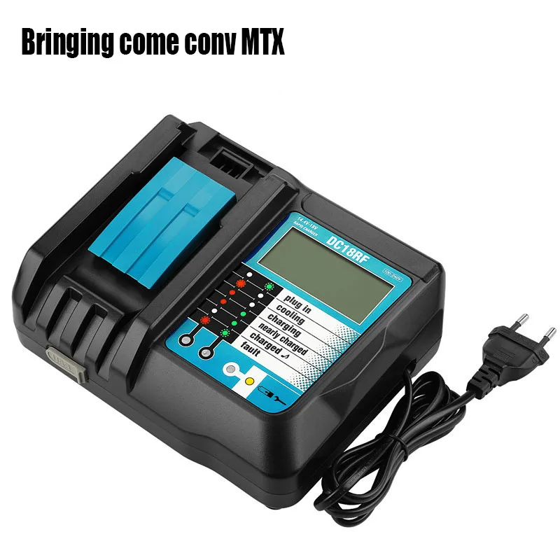 

Power Tool Battery LCD Charger for Makita DC18RF Li-Ion Battery Rapid 3.5A Charger BL1430 BL1815 BL1830 BL1860 with USB port