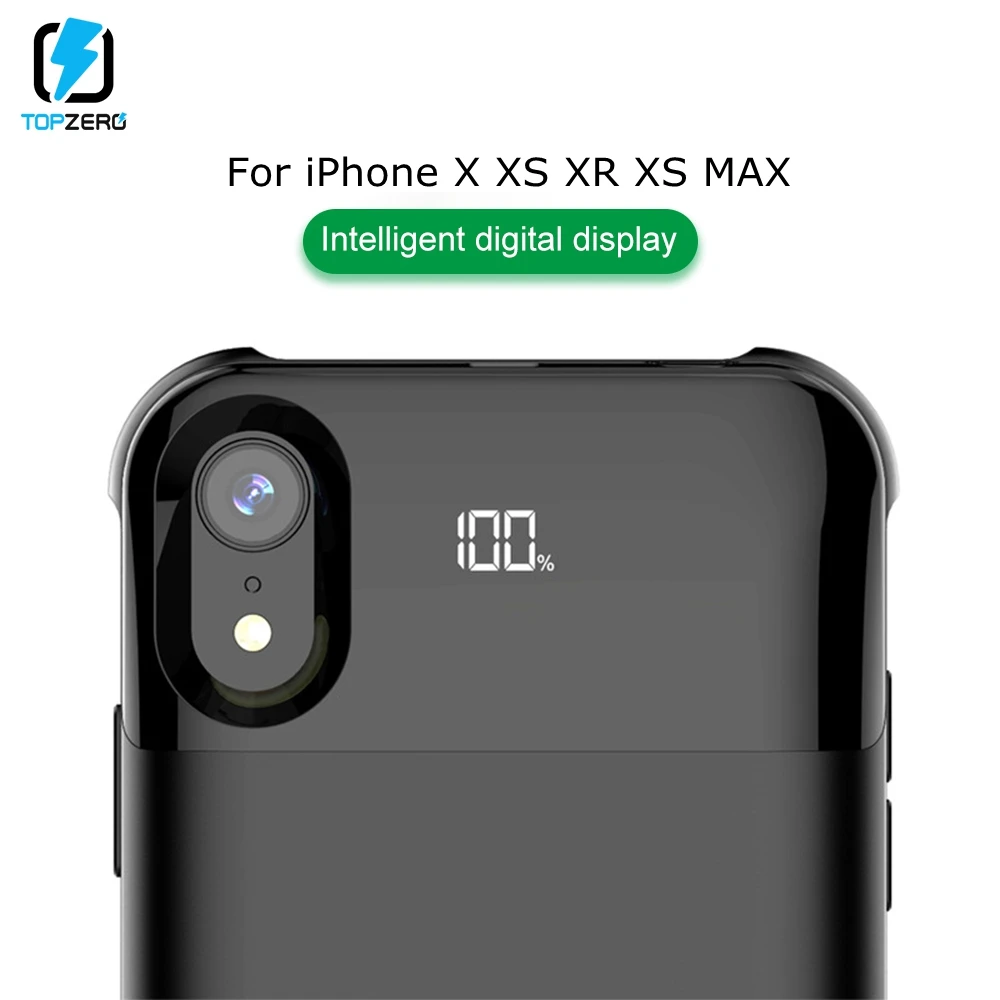 Чехол для зарядного устройства iPhone XS MAX XR X отдельный чехол аккумулятора с
