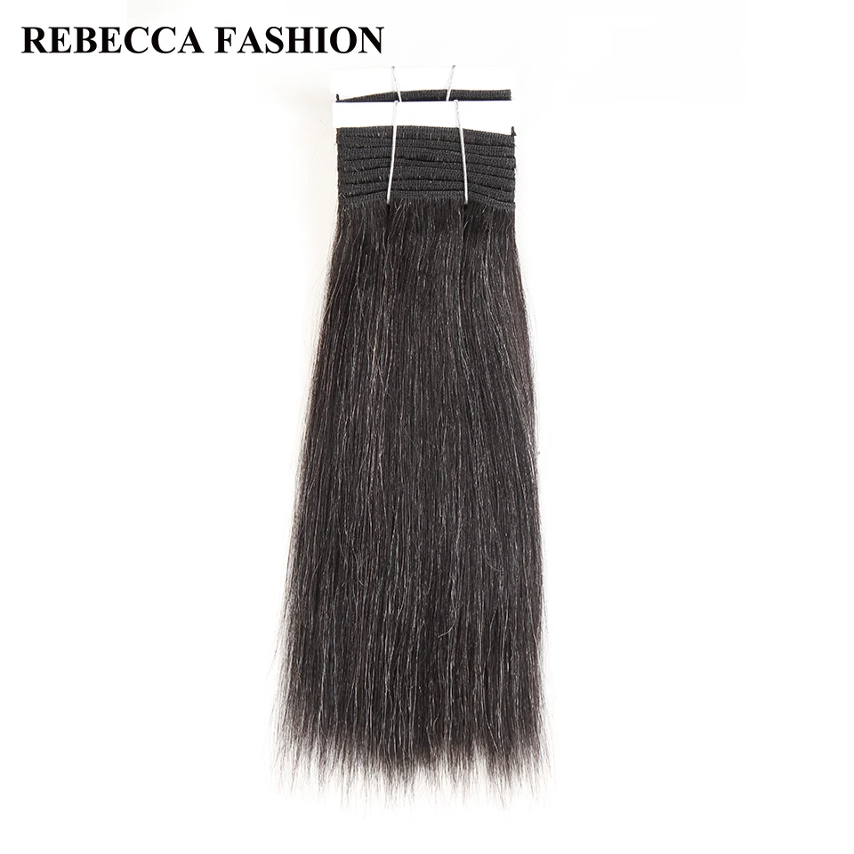 Rebecca Remy, бразильские прямые человеческие волосы, плетенные 1 пучок, 10-14 дюймов, черный, серый, серебристый цвет, для наращивания волос, 113 г