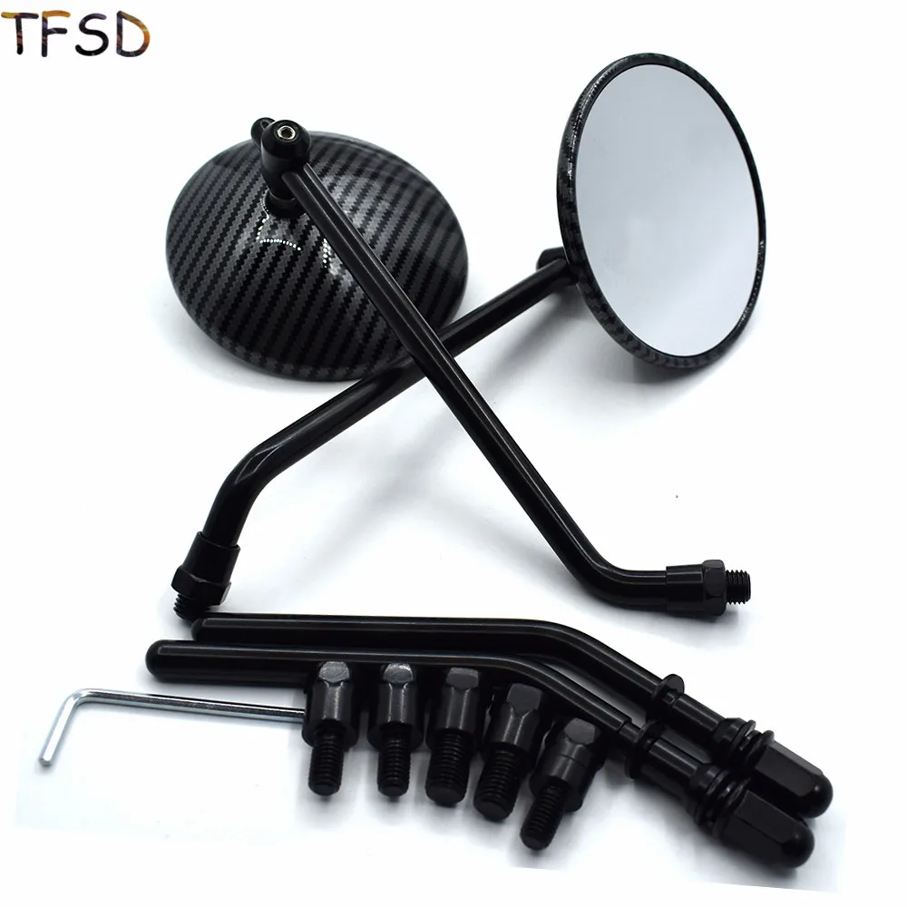 

Motorcycle Side Mirror Motorbike rearview back side mirrors 10mm screw Snakeskin pattern for Suzuki GSX-R 600 750 K6 GSXR