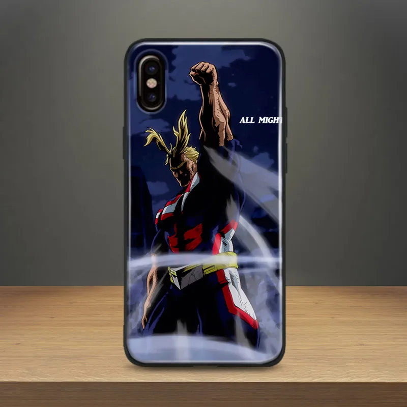 

All might Boku no Hero Academia Soft Silicone Phone Case Cover For Apple iPhone 5 5s Se 6 6s 7 8 Plus X XR XS MAX