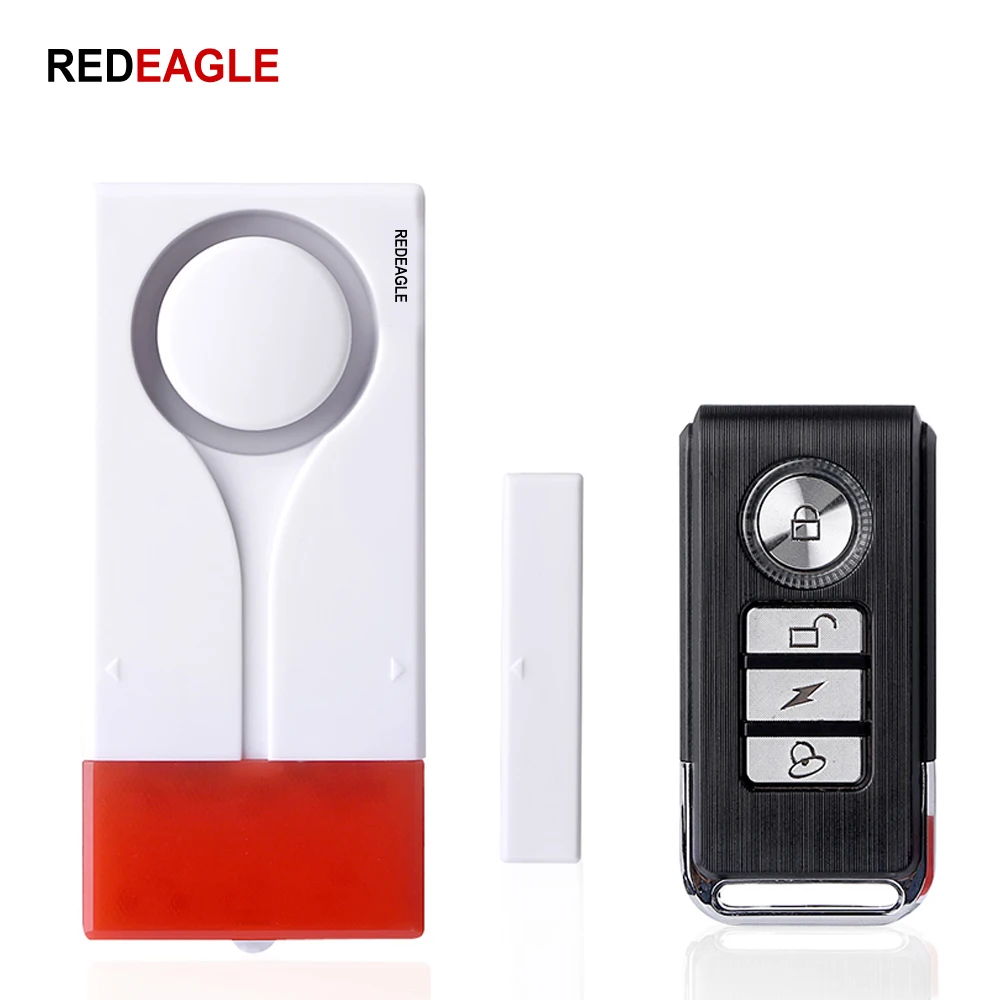 

REDEAGLE Home Security Alarm Device Wireless Door Window Alarm Sensor Intelligent Remote Control Alarm 105dB Loud