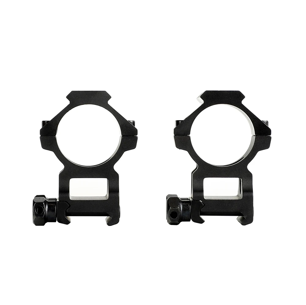 ohhunt Rock-Solid 25.4mm 30mm Scope Picatinny Rings Hunting Tactical Riflescopes Mounts With Top Rail For AK 47 AR15