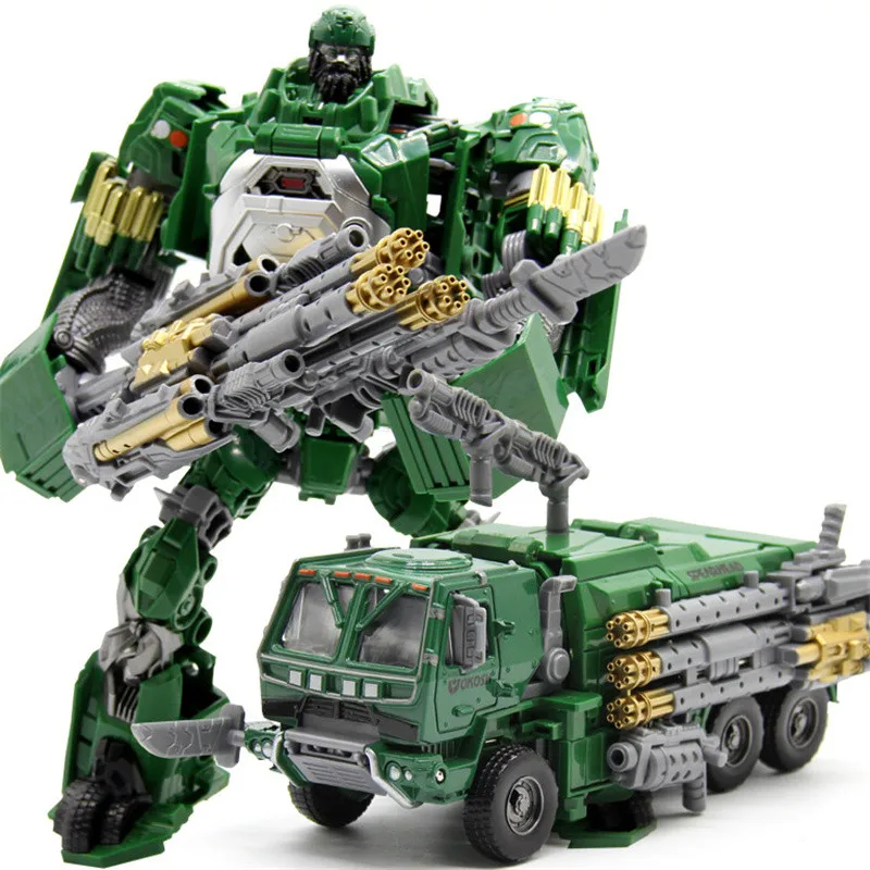 

WEIJIANG New COOL Transformation Movie Toys Boy Oversize 23CM Metal Part Anime Action Figures Classic Robot Car Kid toys gifts