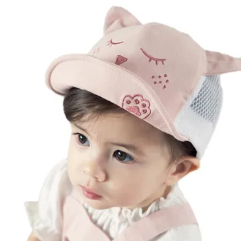 

Spring Autumn Newborn Baby Hat Baseball Cap Cotton Baby Boys Girls Hats Summer Sun Hat Peaked Cap 6-24M