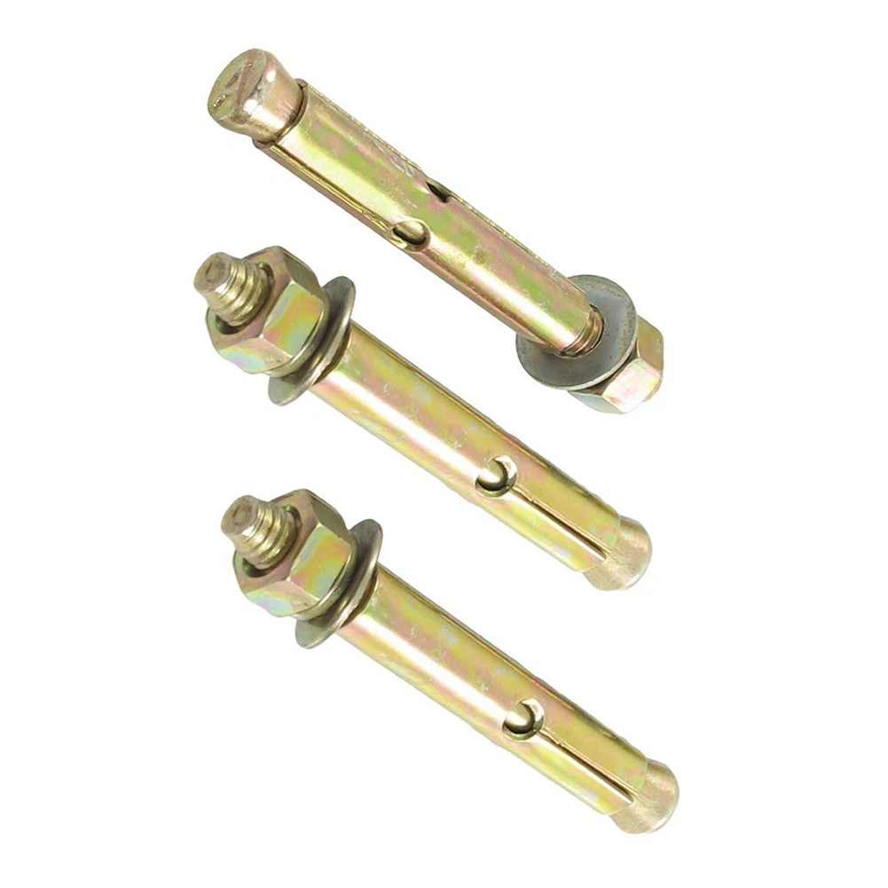 HHTL 5 Pcs M6 x 60mm Hex Nut Expansion Bolt Sleeve Anchorsin Screws