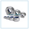 Écrous hexagonaux auto-bloquants en Nylon et acier inoxydable 304, 10 pièces, M2 M2.5 M3 M4 M5 M6 M8 ► Photo 2/3