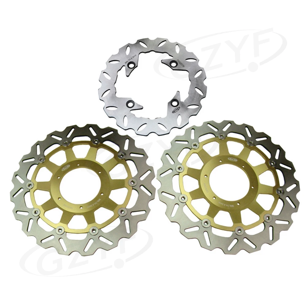 Передние и задние дисковые роторы сборка для Honda CBR929RR 2000-2001& CBR954RR 2002-2003 фольаторные Запчасти для мотоциклов