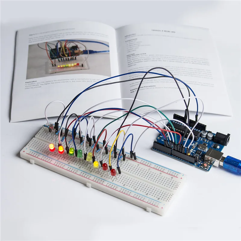 Стартовый набор sunfower для начинающих Arduino от знающих до использующих с модулем UNO R3 для Arduino UNO