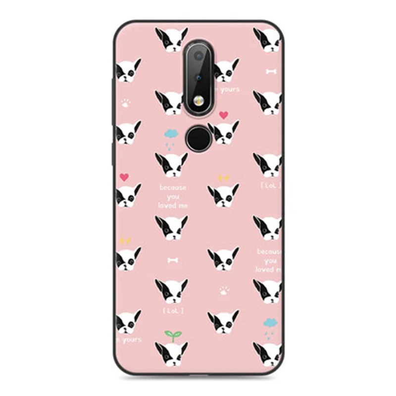 Для NOKIA X6 задняя крышка для NOKIA X 6X6 защитный чехол для телефона мягкий чехол для NOKIA TA-1099 чехол