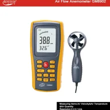 Измеритель скорости ветра, расходомер воздуха, анемометр, скорость ветра GM8902 benetech