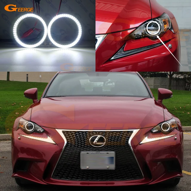 For LEXUS IS350 IS250 ISF 2014 2015 2016 Xenon Headlight smd led Angel