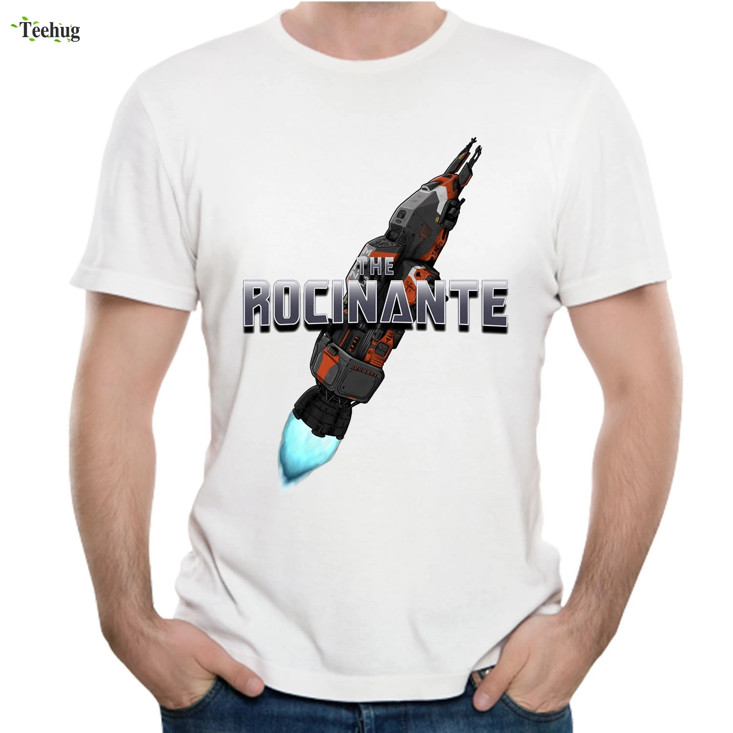Новинка, футболка Expanse Rocinante, Мужская модная уличная одежда большого размера, Homme, модная мужская футболка, Camiseta