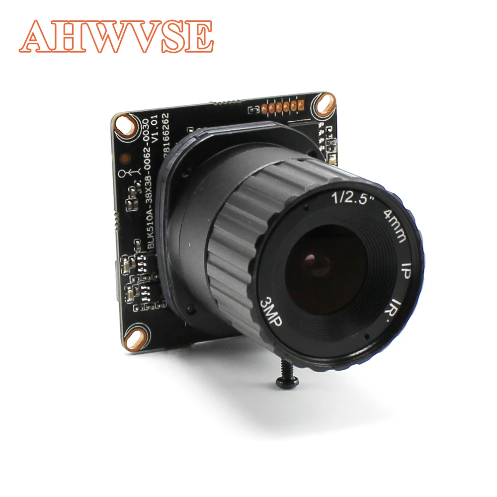 

AHWVE 4MP OV4689 IP Camera Module Board CS LENS 16mm XMeye App Camera PCB DIY CCTV Security Camera Surveillance ONVIF 1080P