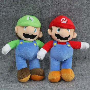 

Set of 2 Super Mario plush toy stuffed doll christmas gift New 23cm 9"