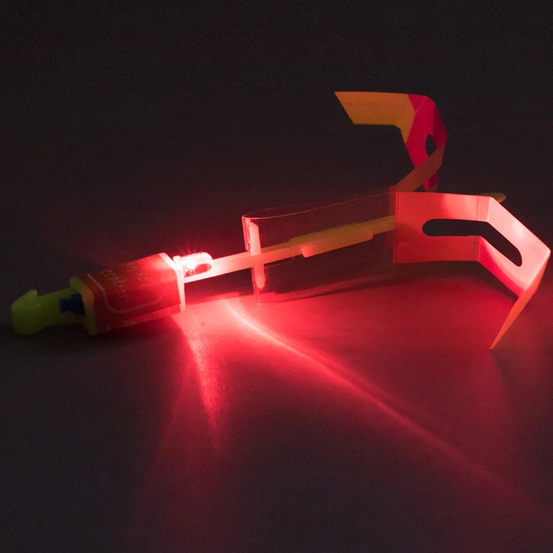 Экзотические детские светящиеся игрушки Flash летающая фея рогатки стрелки резинкой выброса светящиеся игрушки