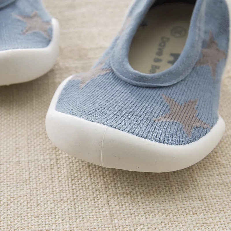 DB7610 Dave Bella Toddler Shoes Soft Bottom For Newborn Fashion Baby Socks With Rubber children shoes