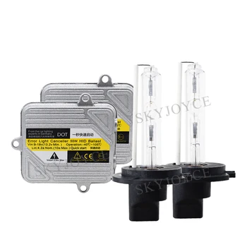 

55W auto HID Kit DC 12V 55W Fast Bright HID Ballast 3000K Yellow 4300K 6000K H1 H11 H3 H7 D2H hid Bulb 55W Car hid Headlight Kit