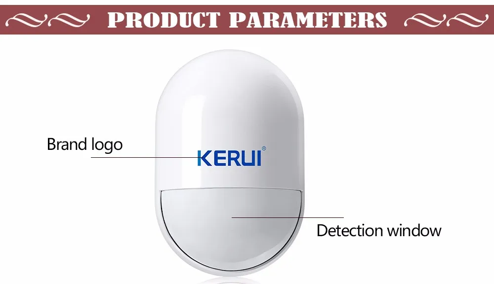 KERUI P829 беспроводной движения PIR детектор движения сенсор для Wi-Fi GSM PSTN домашней безопасности Голосовая сигнализация