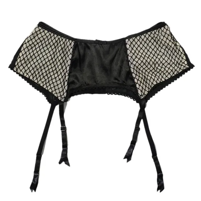 Plus Size XL XXL Garters High Quality Sexy Black Mesh Elastic Garters