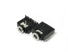 10PCS 5 Pin PCB Mount Female 3.5mm Stereo Jack Socket Connector PJ-307
