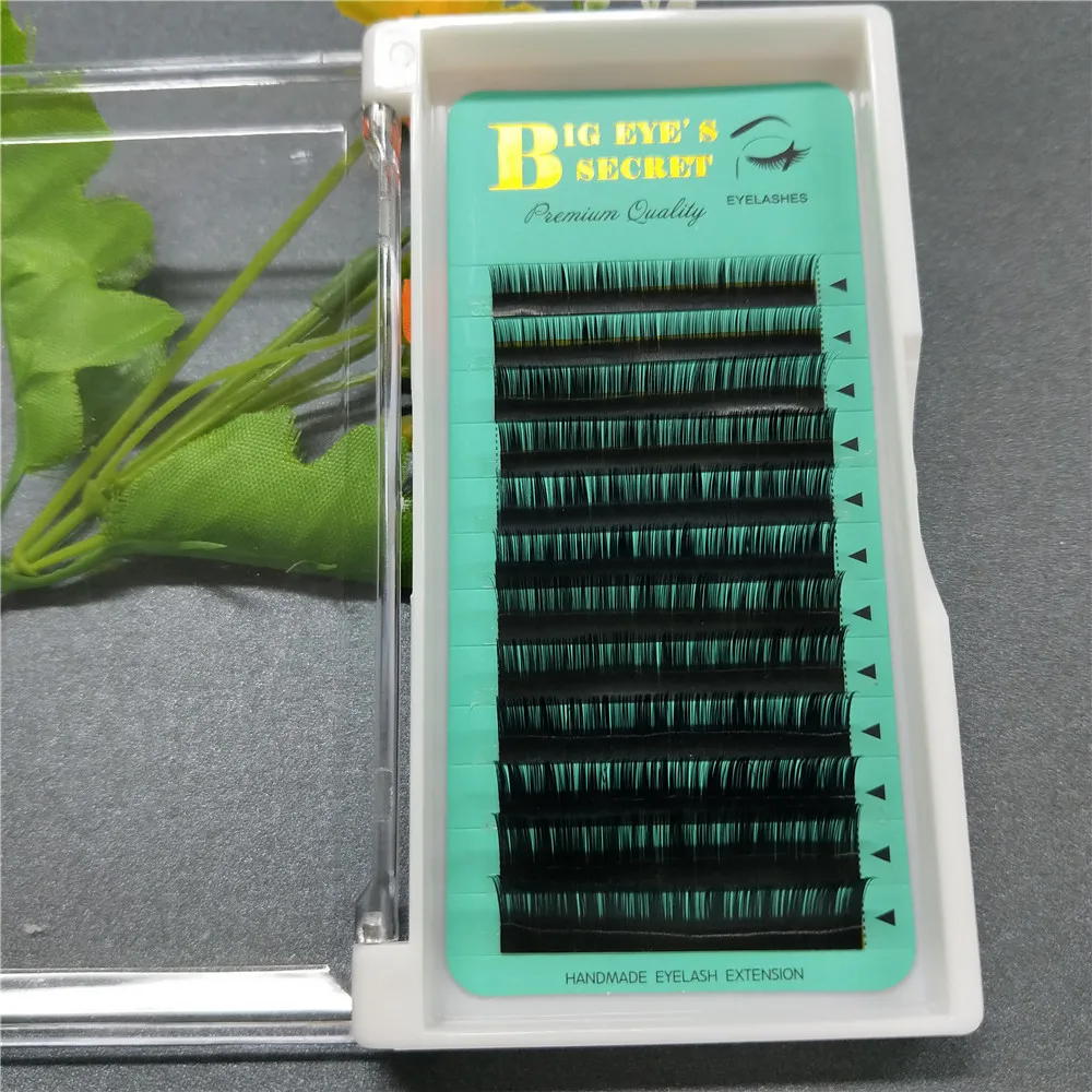 High quality free shipping false eye lash 0.07 silk lashes eyelash extension L curl individual eyelashes