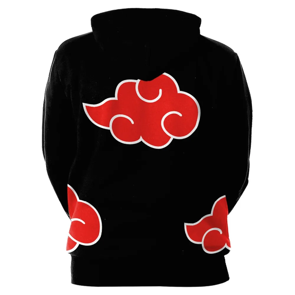  Naruto 3d Hoodie Akatsuki Cosplay Sweatshirt Anime Itachi Uchiha Men Women Kid Print Clothing