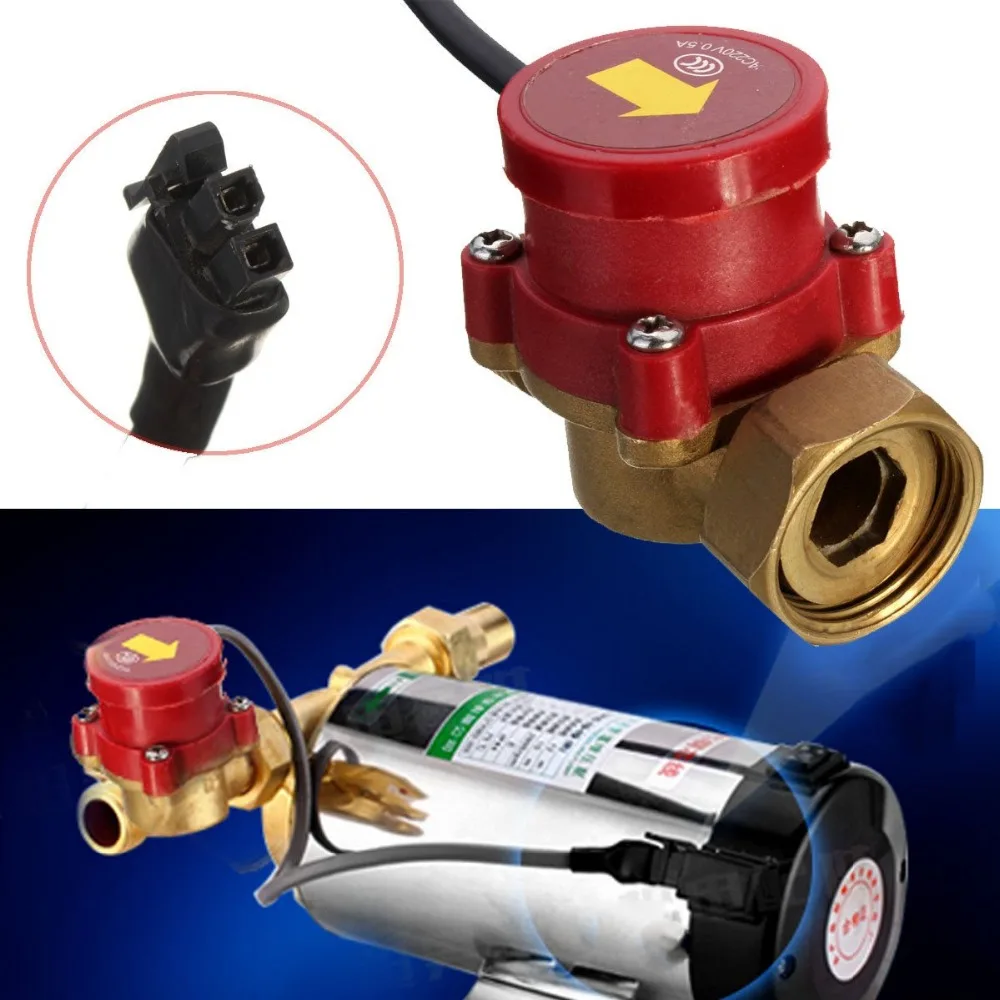 Safe-Stable-High-Temperature-67x50x35mm-120W-Female-to-Male-Circulation-Pump-Water-Flow-Sensor-Switch (4)