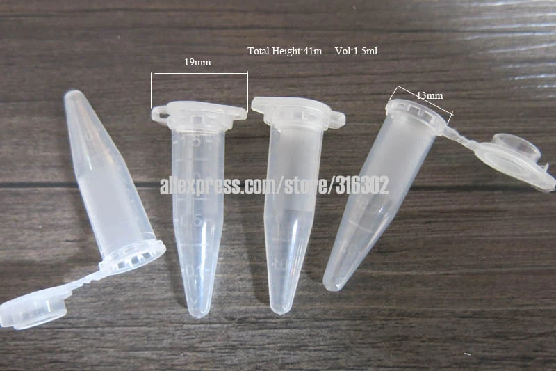 500 実験用品1 5ミリリットル遠心パイプ Epパイプ1 5ccミニppチューブサンプルppコンテナ Mini Sample Containers Tube Containersample Containers Aliexpress