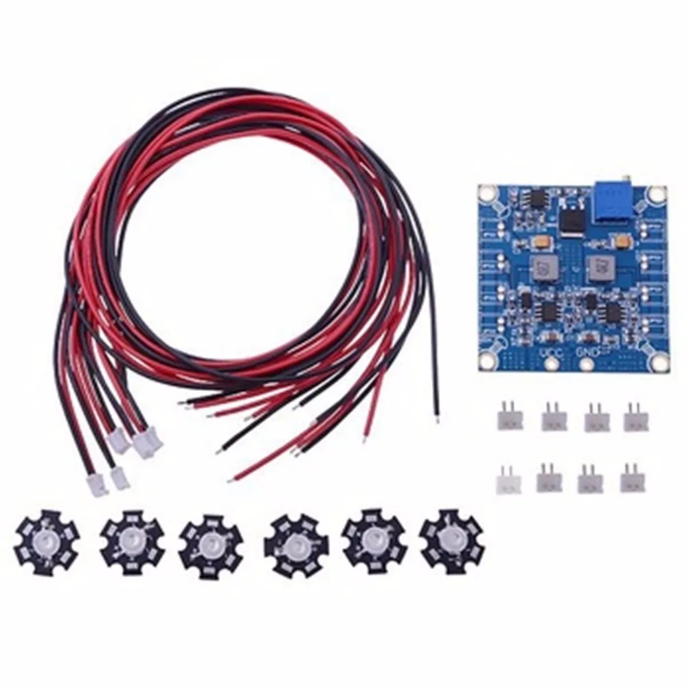 

F07946 RC LED Flashing Night Light w/ Control Board Module & Extension Wire for Hexacopter FPV