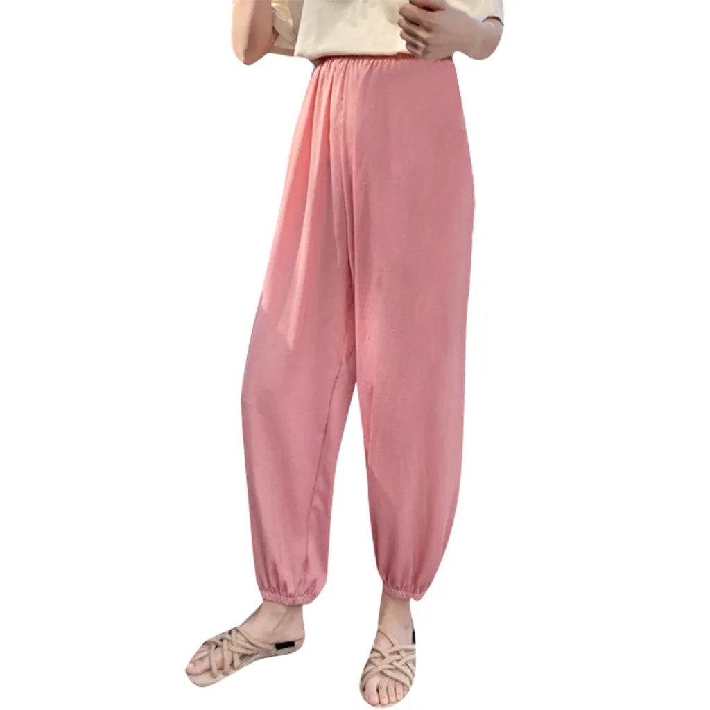 

QoerliN Vintage Corduroy Pants Wide Leg Velvet Winter Warm Trouser Full Length Zipper Button Pink Fashion Autumn Pants Plus Size