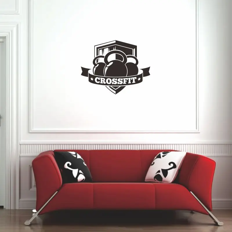 Dctal GYM wall sticker  Logo Name GYM Decal Posters Vinyl Wall Decals Pegatina Quadro Parede Decor Mural GYM DECALS