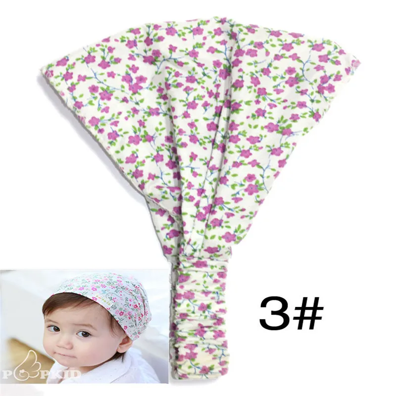 

New Stylish Cotton Kids Headband Head Scarf Hair Fashion Floral Bandanas scarf