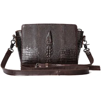 

Vintage Designers Women Crocodile Bag Ladies Genuine Leather Shoulder Bags Real Cowhide Messenger Crossbody Bags Female Handbags
