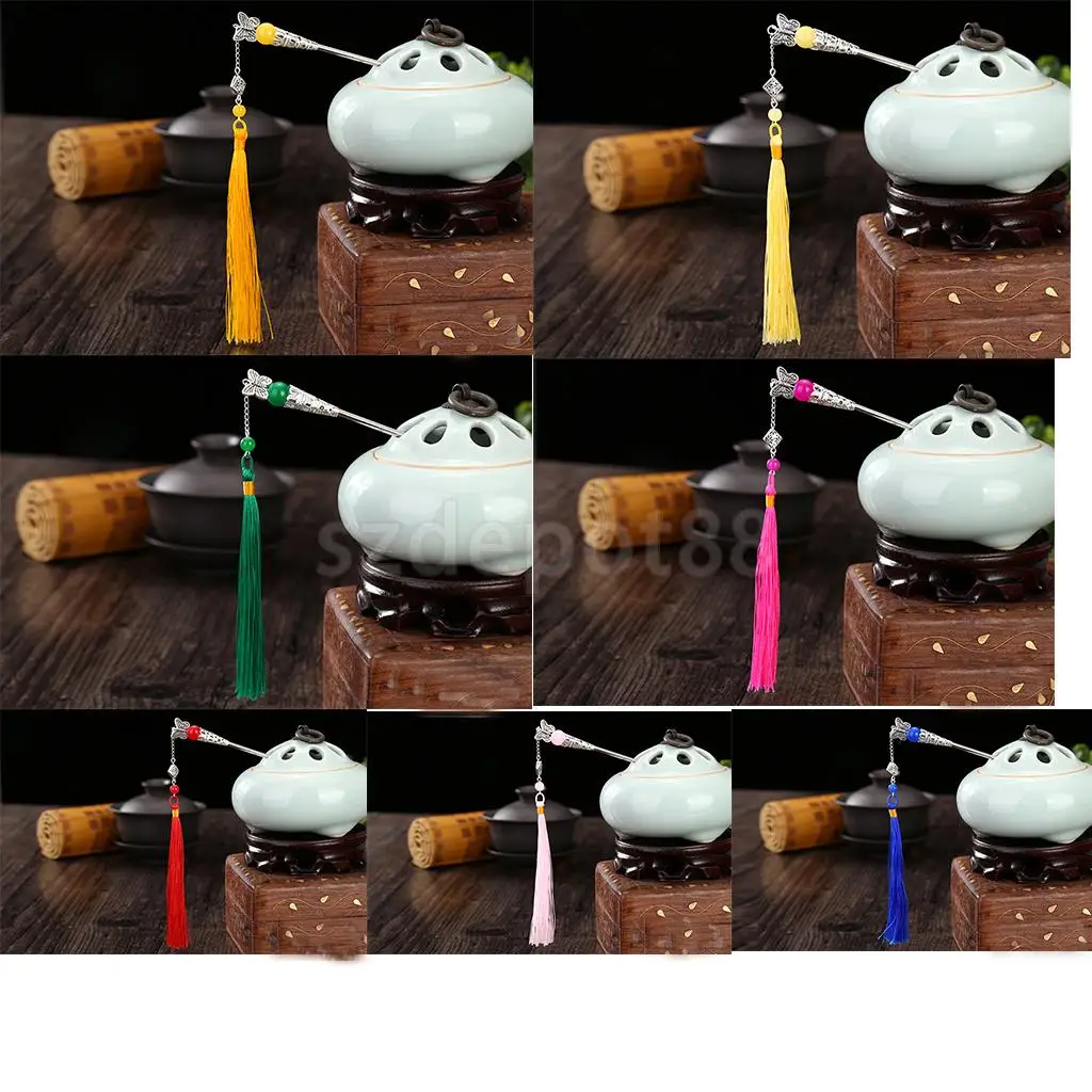 Handmade Chinese Girl Classic Butterfly Tassel Hairpin Headdress Hair Stick