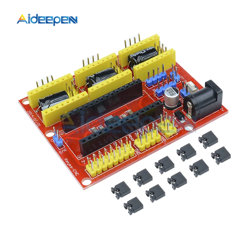 1 шт. CNC A4988 Щит Плата расширения V2.0 V3.0 V4.0 A4988 модуль драйвера для Arduino DIY Kit 3d принтер гравировальный станок