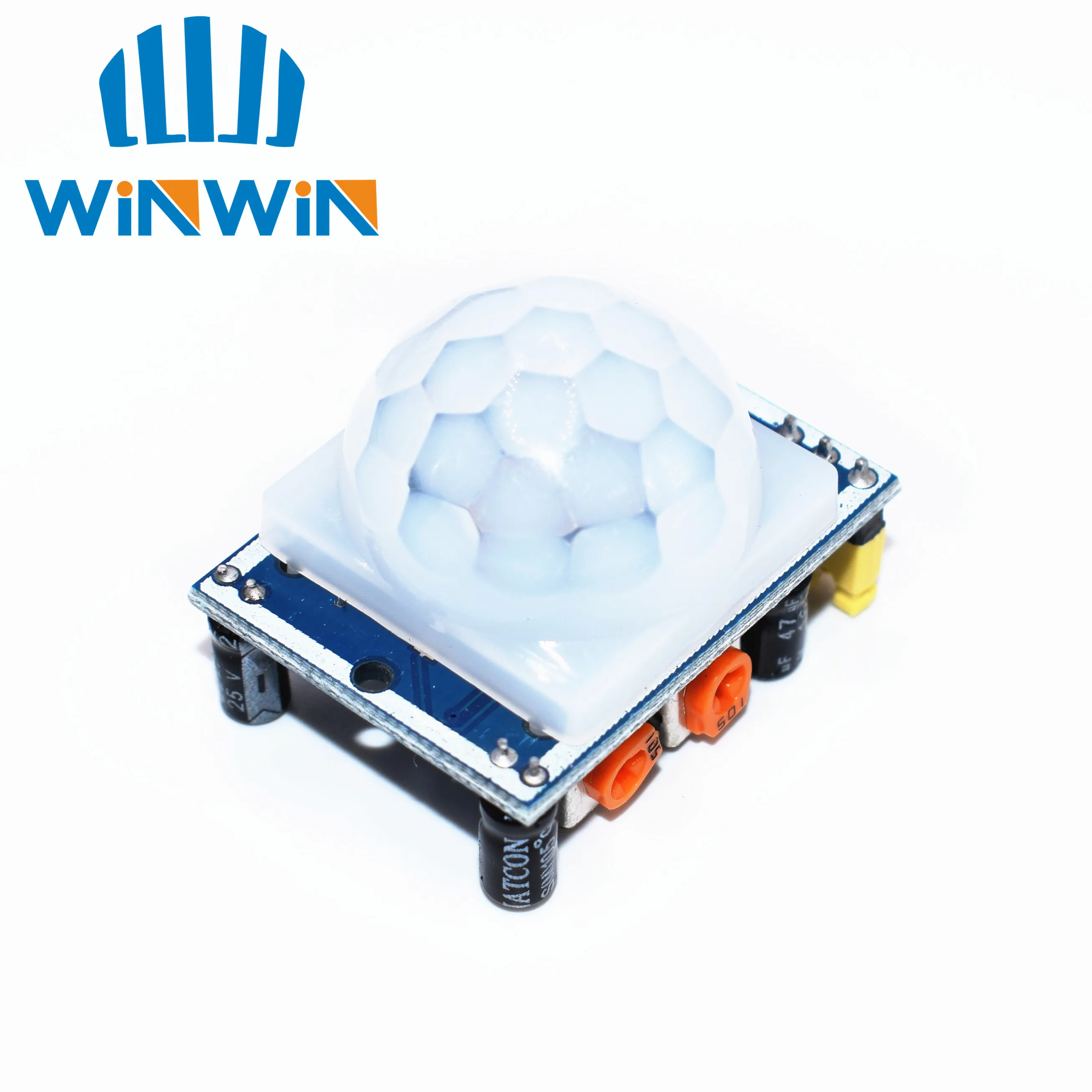 

100pcs/lot SR501 HC-SR501 Adjust IR Pyroelectric Infrared PIR module Motion Sensor Detector Module