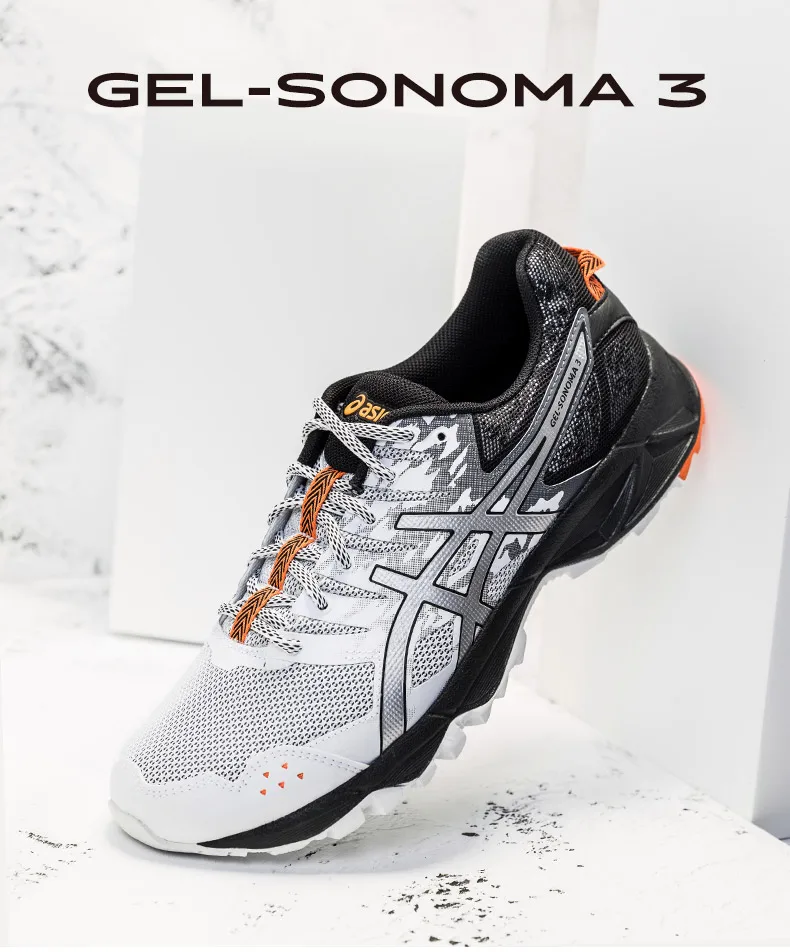 2018 Original hombre de Asics Gel sonoma 3 zapatos transpirable amortiguación zapatos deportivos zapatos de deporte de correr| AliExpress