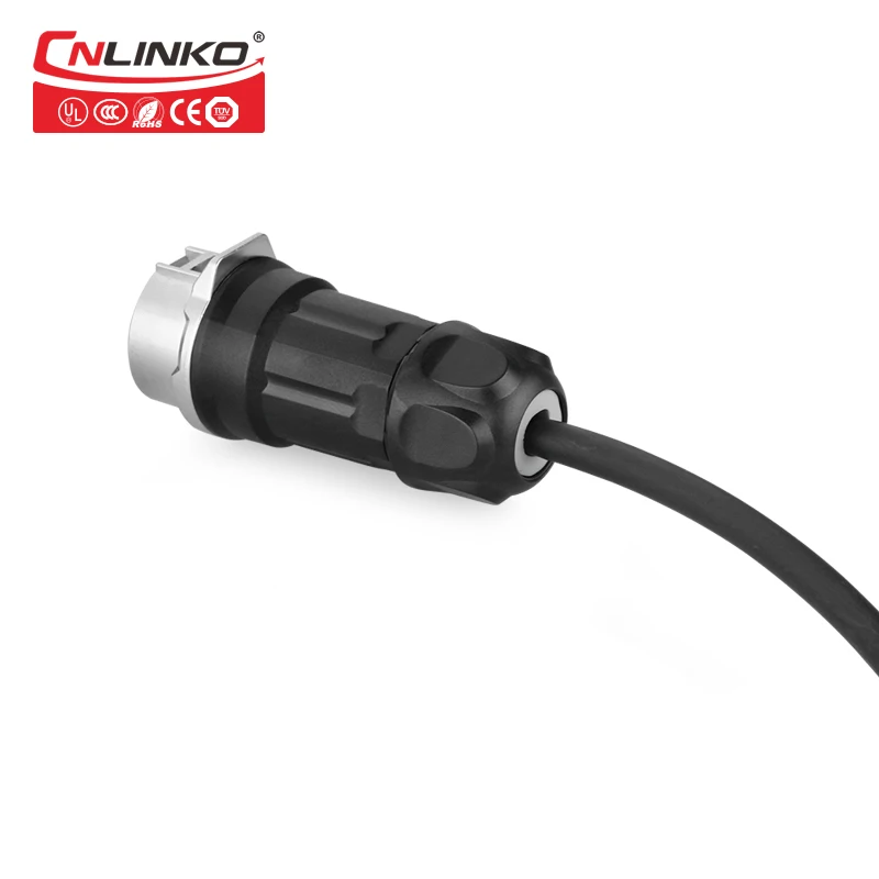 CNLINKO 10A припой тип сборки IP67 Push Pull авиационный водонепроницаемый промышленный 4