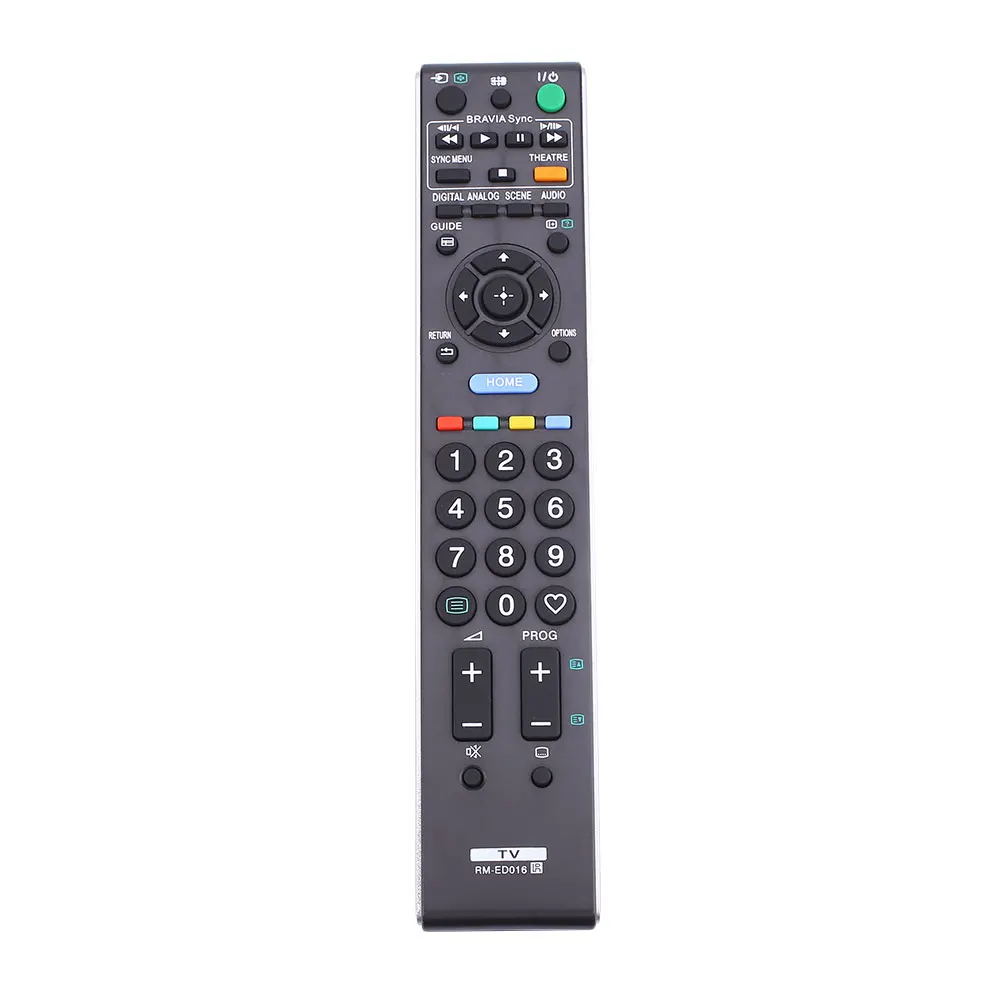 

For Sony TV Replacement Remote Control RM-ED016 RMED016 Non Slip Black